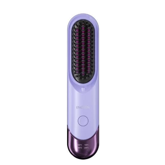 Enchen Rechargeable Hair Straightner Brush - H100 image 1