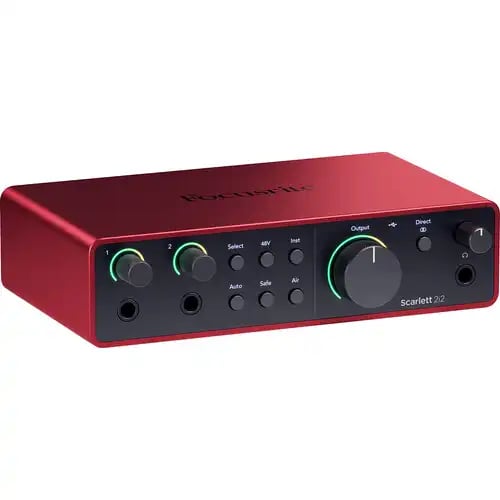 Focusrite Scarlett 2i2 4th Gen Type-C Audio Interface image 1