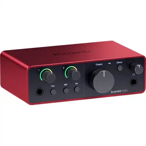 Focusrite Scarlett Solo 4th Gen Type-C Audio Interface image 1