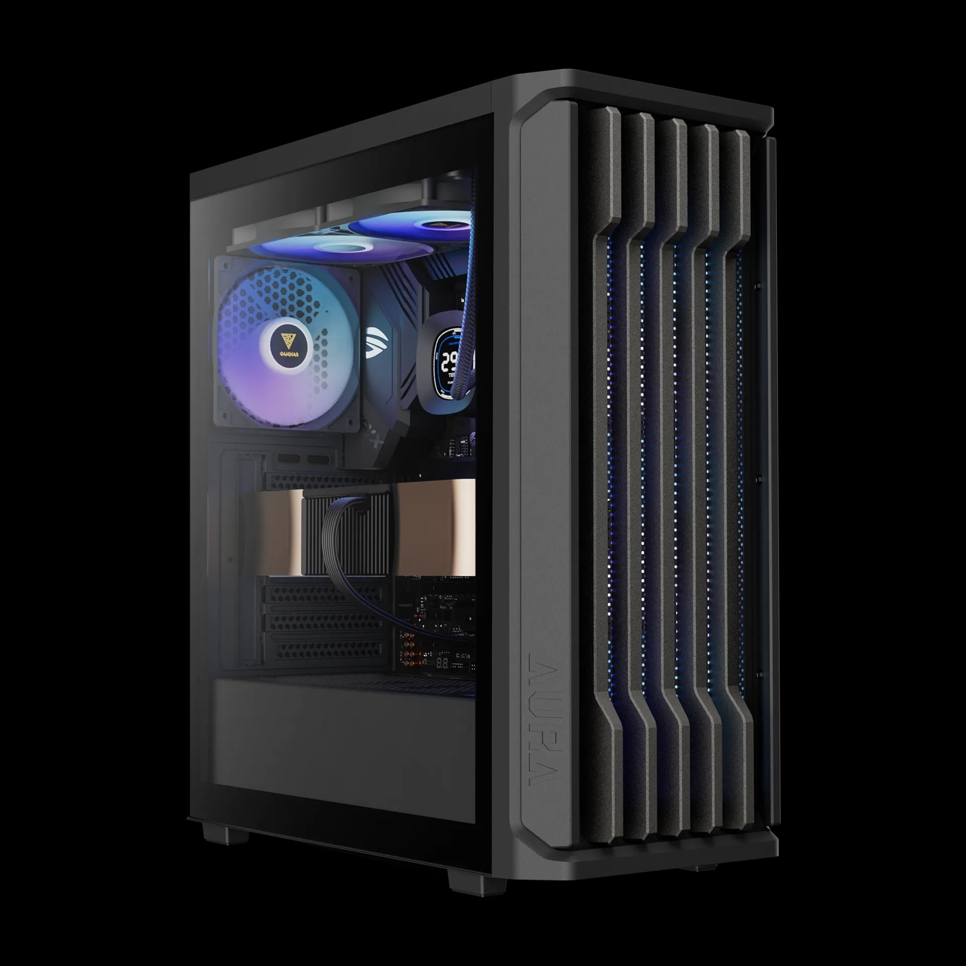 Gamdias AURA GC11 ARGB Mid-Tower ATX Gaming Casing image 1