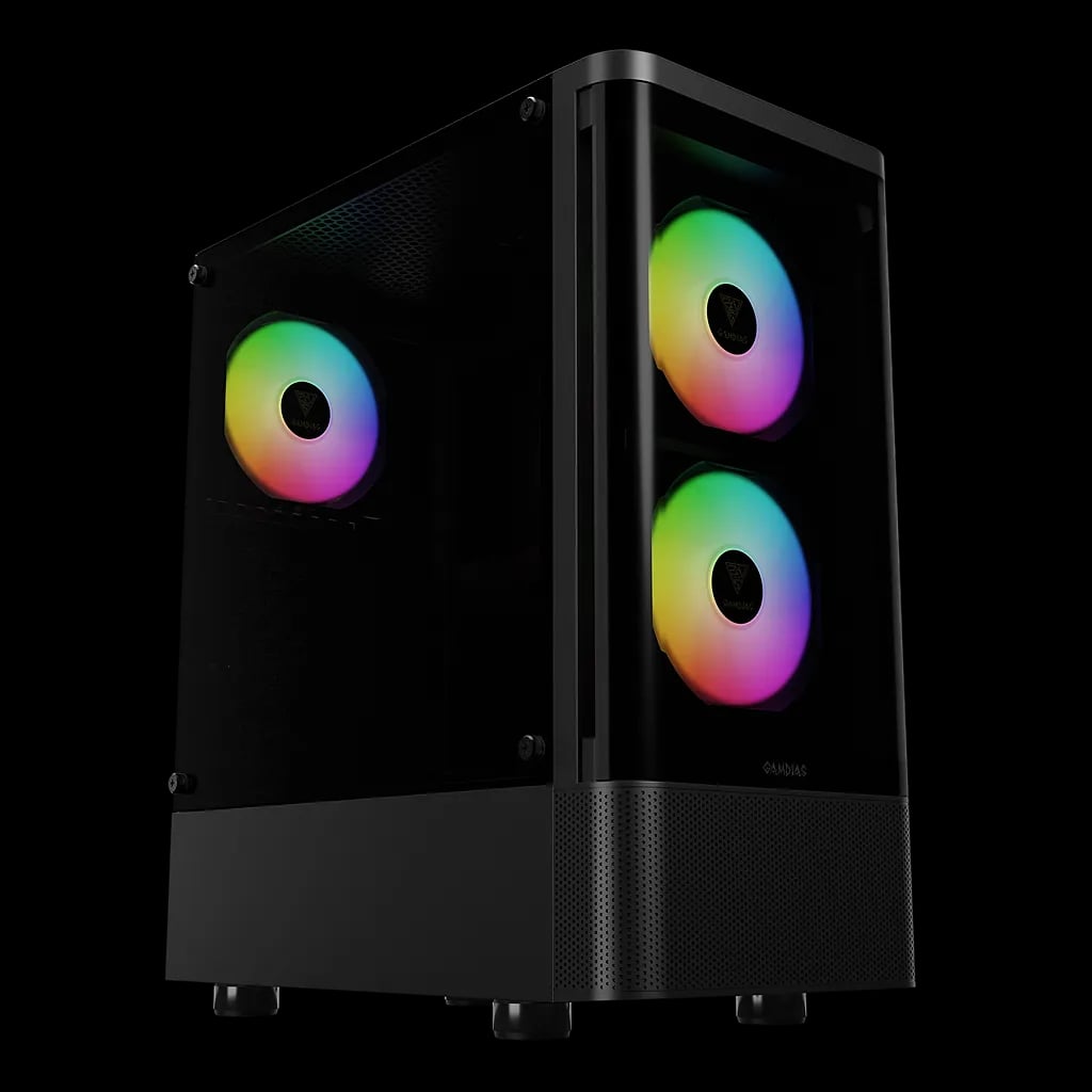 Gamdias TALOS E3 CG ARGB ATX Mid-Tower Gaming Casing image 1