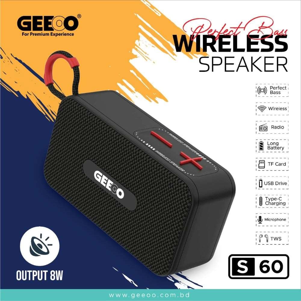 GEEOO PERFECT BASS WIRELESS SPEAKER image 1