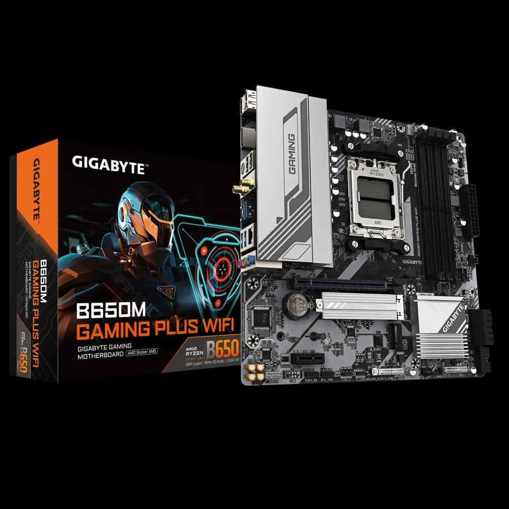 GIGABYTE B650M GAMING PLUS WIFI DDR5 AM5 Motherboard image 1