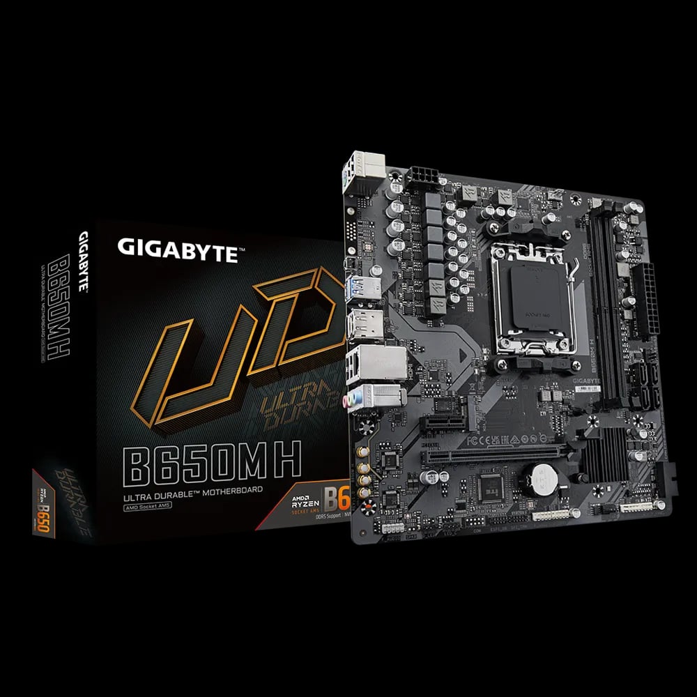 GIGABYTE B650M H AM5 Micro-ATX Motherboard image 1
