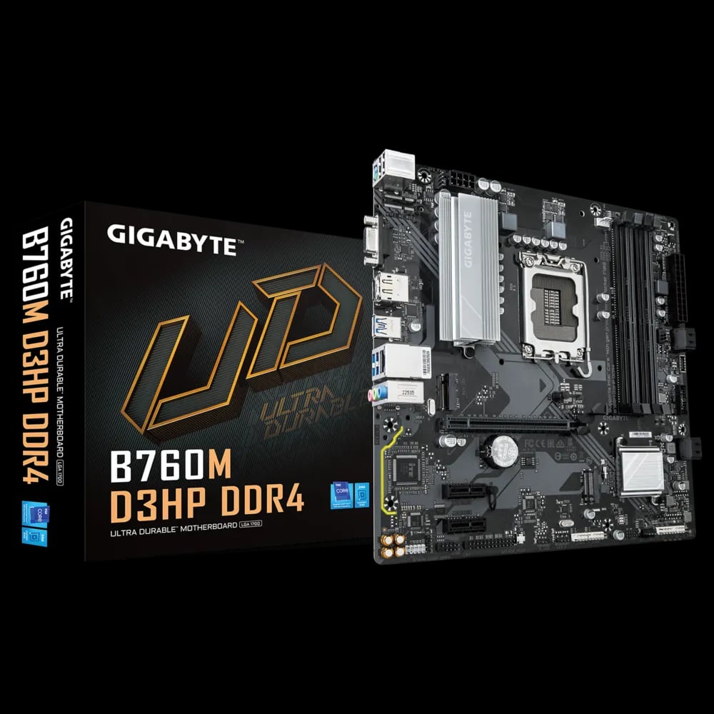 GIGABYTE B760M D3HP DDR4 Micro ATX Motherboard image 1