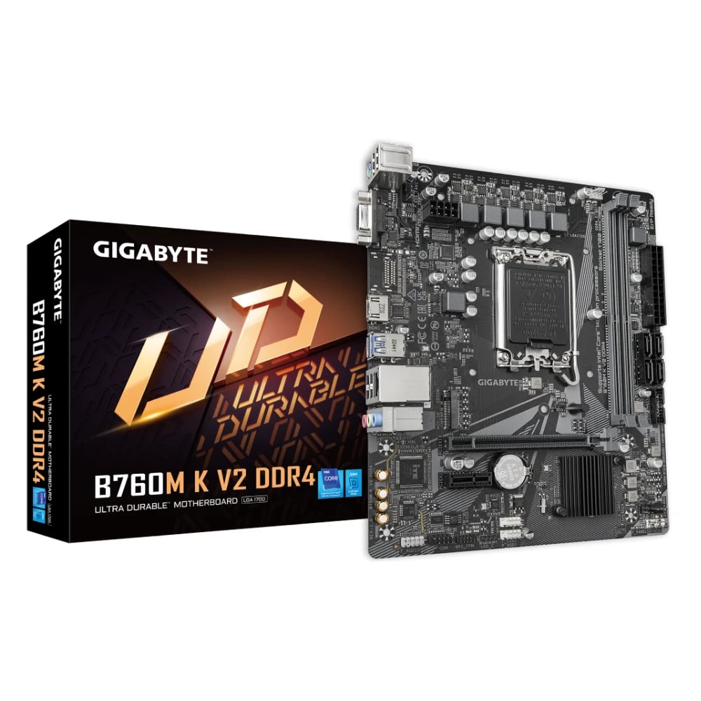 GIGABYTE B760M K V2 DDR4 mATX Motherboard image 1