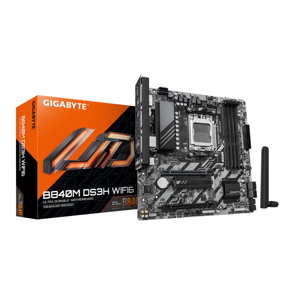 Gigabyte B840M DS3H WIFI6 AMD AM5 mATX Motherboard image 1
