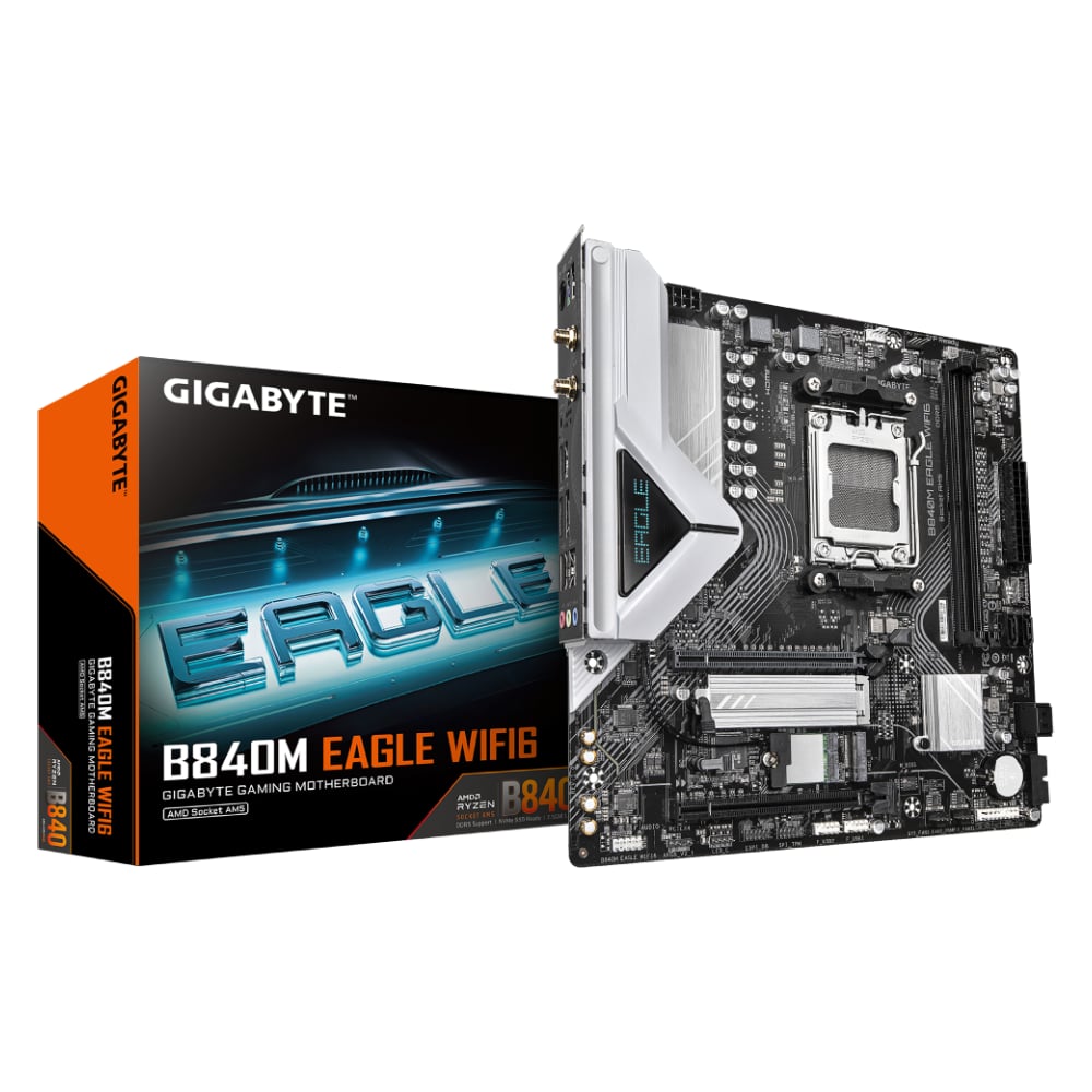 GIGABYTE B840M EAGLE WIFI6 AMD AM5 Motherboard image 1