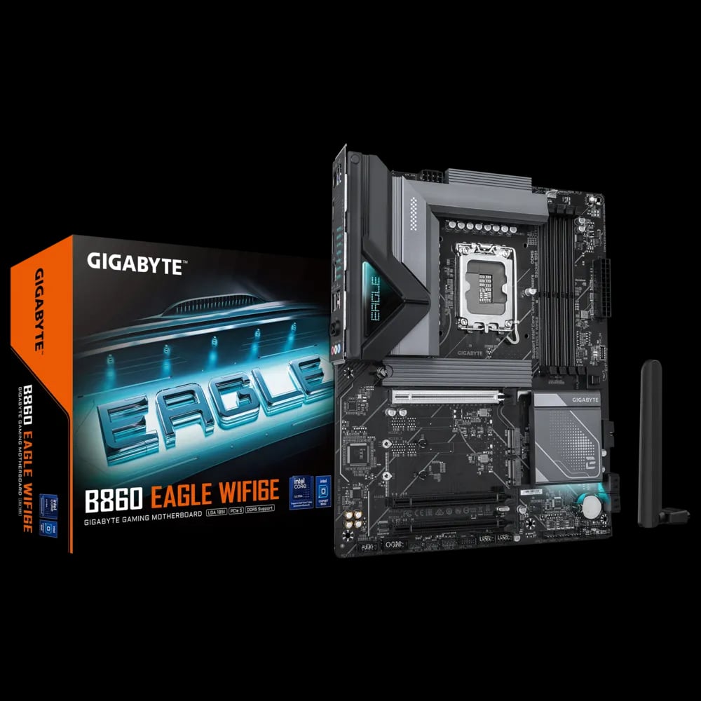 GIGABYTE B860 EAGLE WIFI6E LGA1851 ATX Motherboard image 1