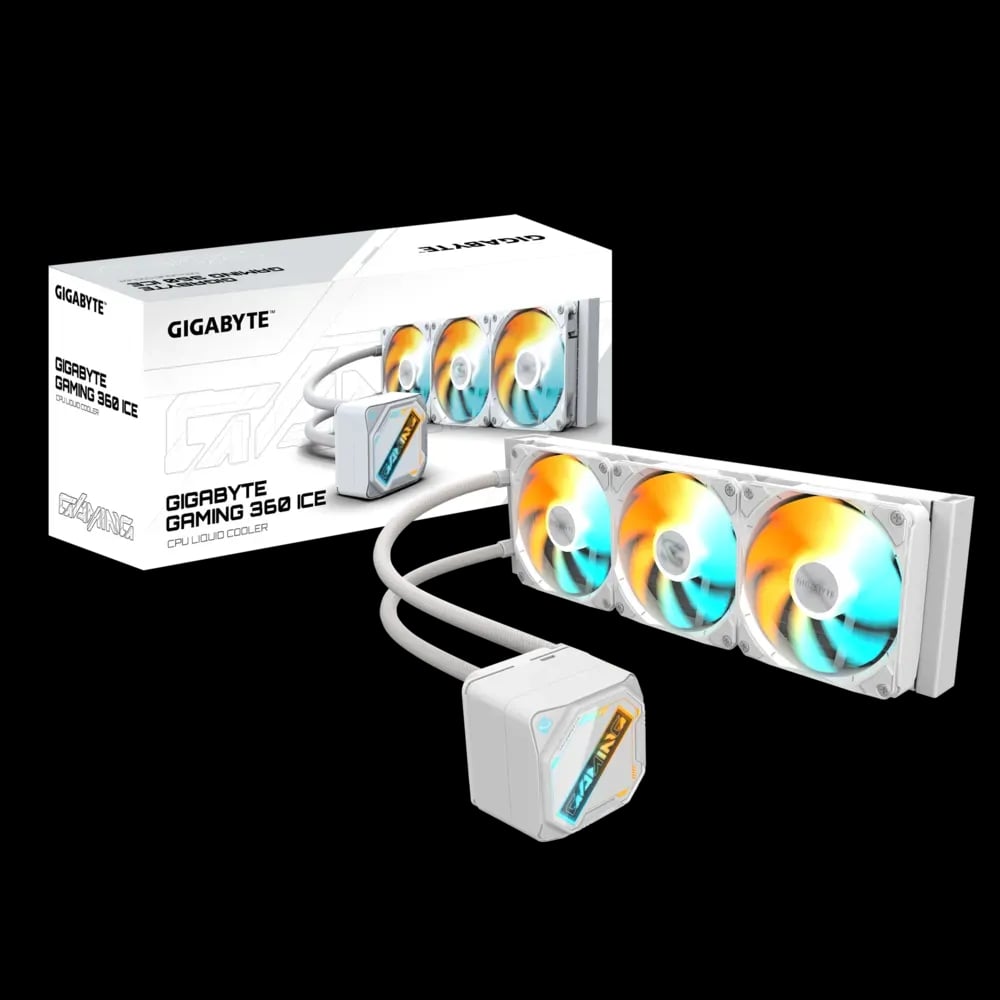 GIGABYTE GAMING 360 ICE All-in-one Liquid CPU Cooler image 1