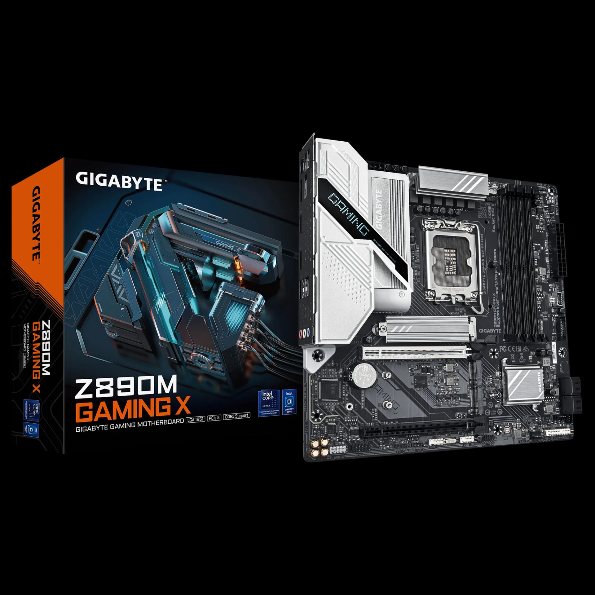 Gigabyte Z890M GAMING X LGA1851 Micro ATX Motherboard image 1