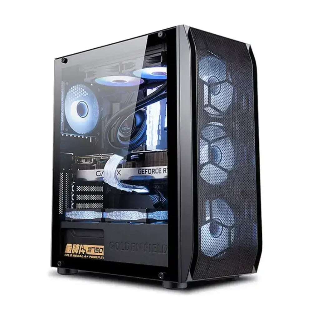 Golden Field Snow Pro E-ATX Gaming Casing image 1