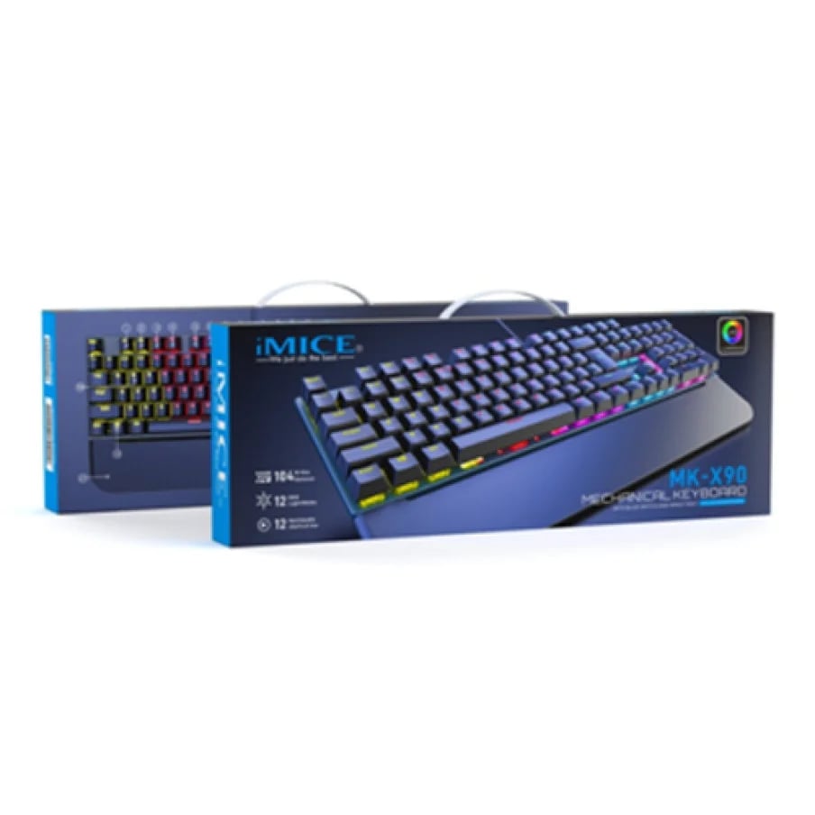 iMICE MK-X90 USB Wired Metal Mechanical Keyboard image 1