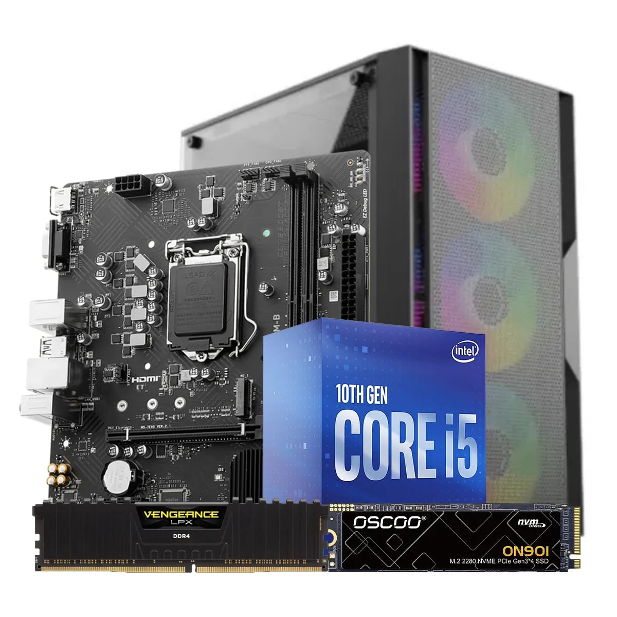 Intel 10th Gen Core i5-10400 Desktop PC image 1