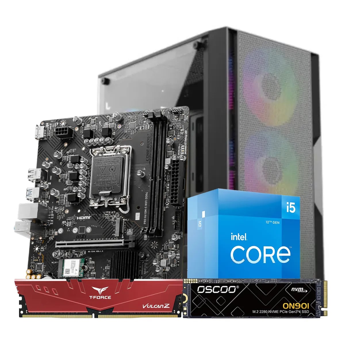 Intel 12th Gen Core i5-12400 Desktop PC image 1