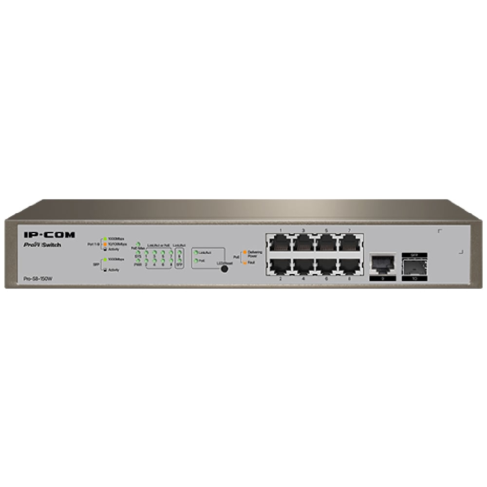 IP-COM Pro-S8-150W 8 Port Gigabit ProFi Switch image 1