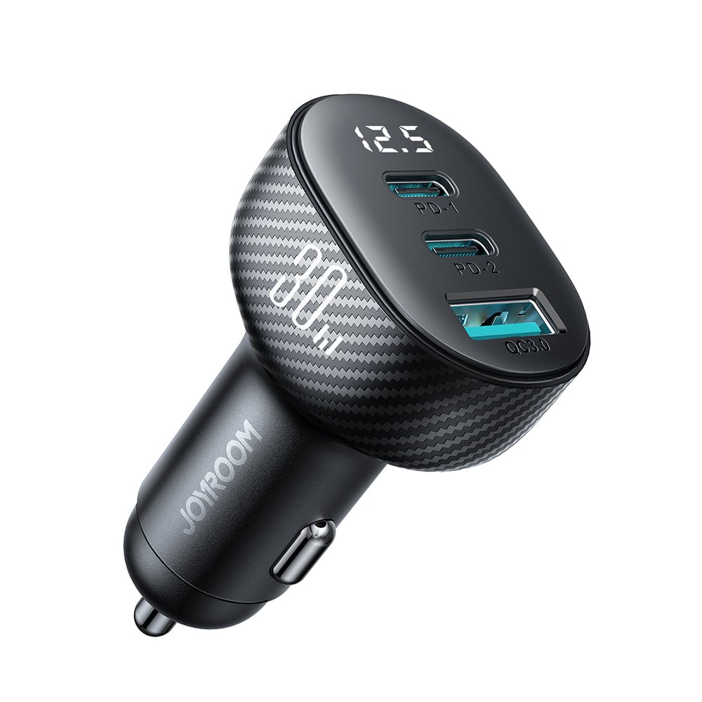 JOYROOM JR-CCD04 30W 2C1A Digital Display Car Charger image 1