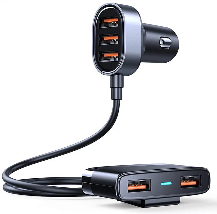 JOYROOM JR-CL03 Multi 5 Ports USB Car Charger image 1