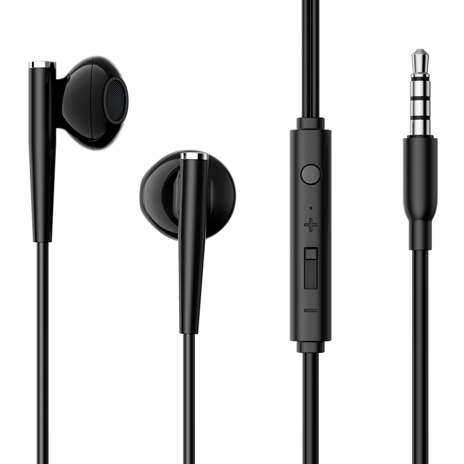 JOYROOM JR-EW04 Series Half In-Ear Wired Earphones image 1