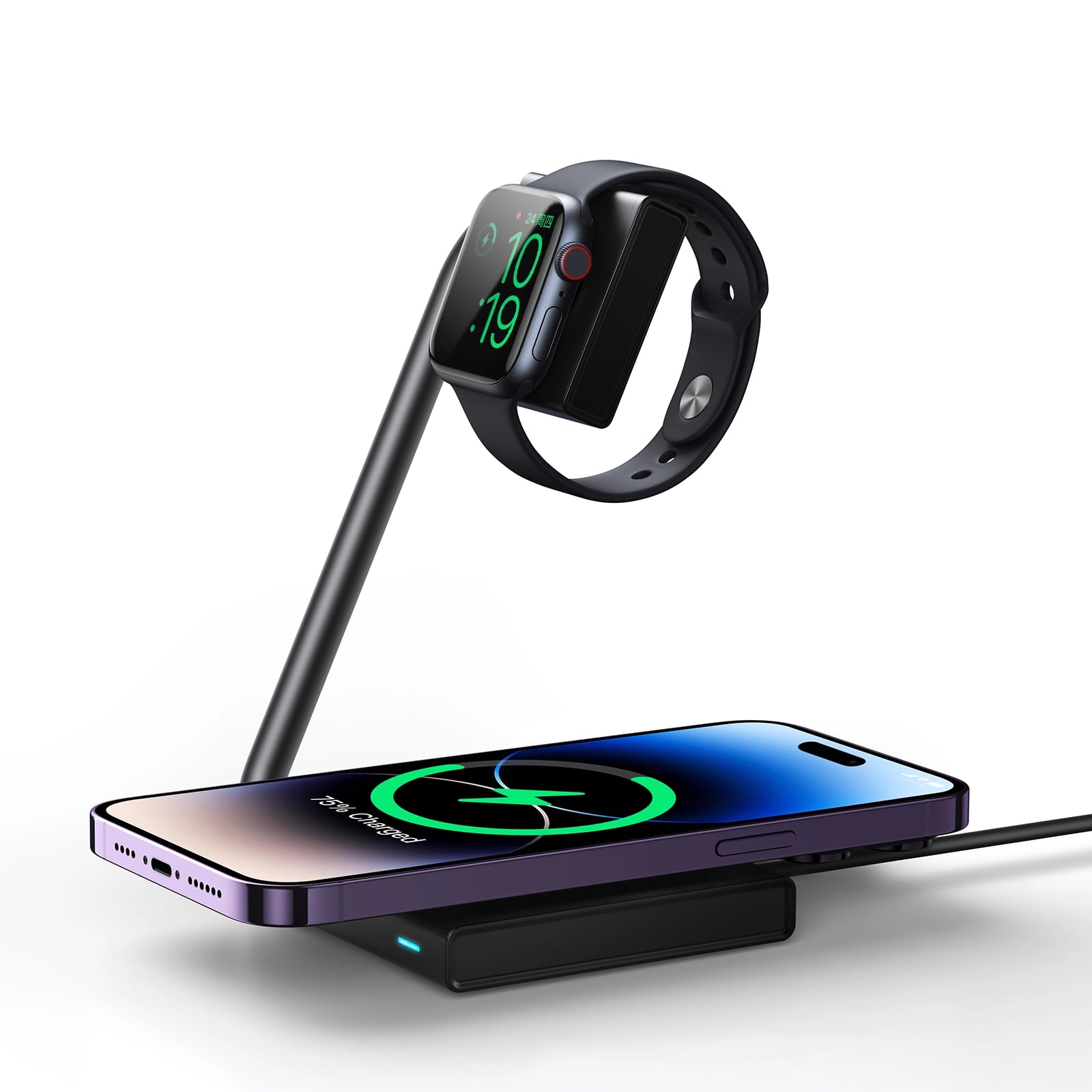 JOYROOM JR-WQN05 2 in 1 Foldable Wireless Charger image 1