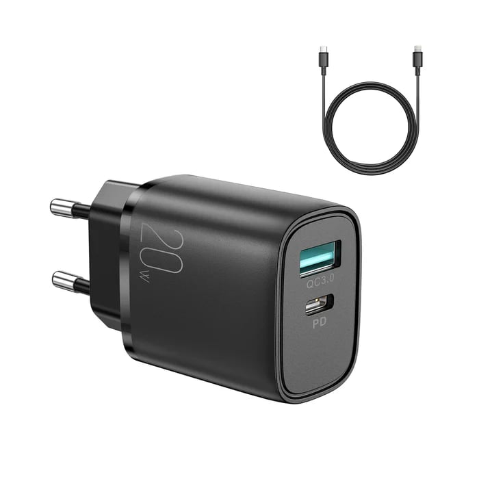 JOYROOM L-QP2011 20W Dual-Port (QC3.0+PD) Fast Charger image 1