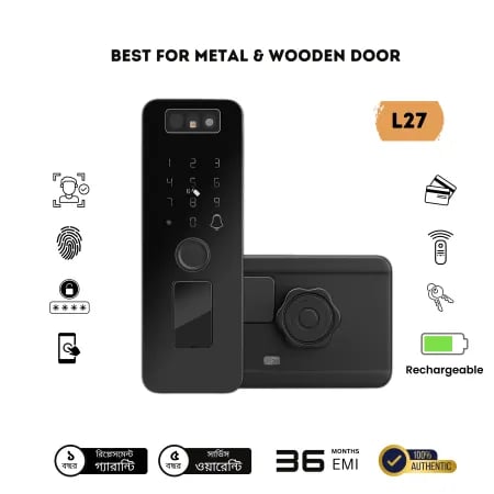 L27 Smart Face Unlock Digital Door Lock image 1