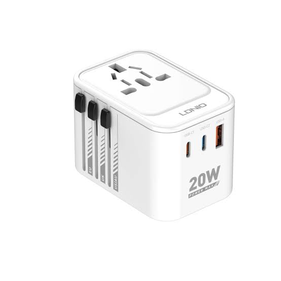 LDNIO Z9 UNIVERSAL ADAPTER 20W (BLACK) image 1