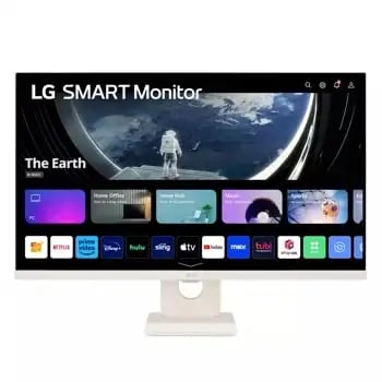 LG 27SR50F-W 27" FHD IPS Smart Monitor with webOS image 1