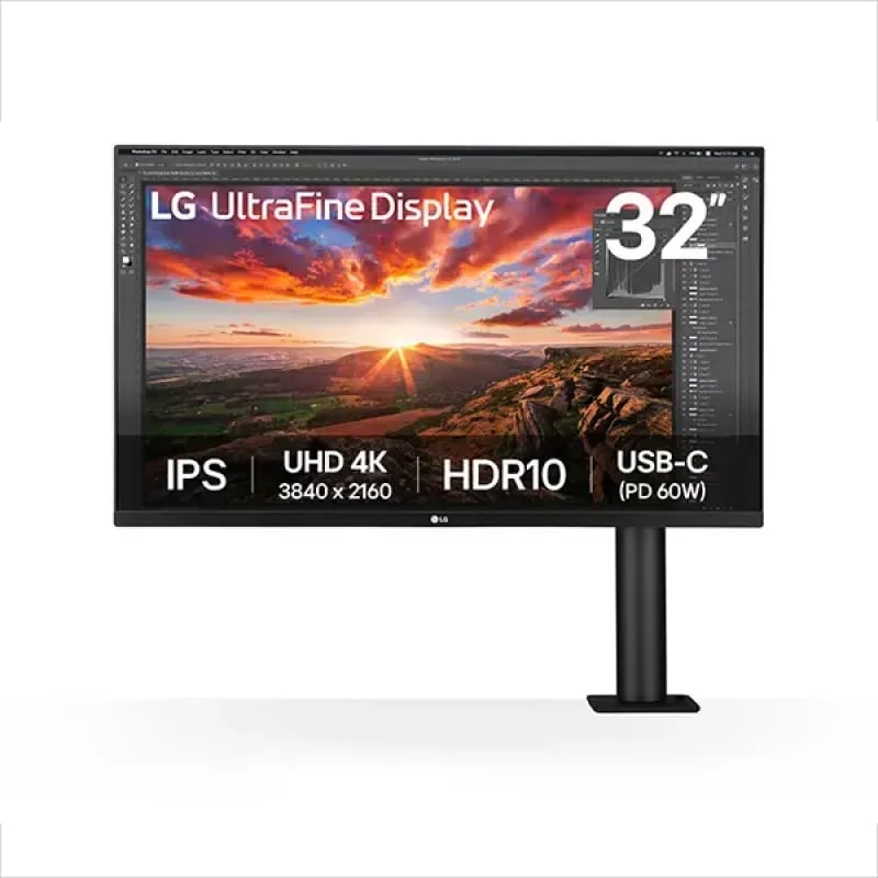 LG 32UN880K-B 32 inch 4K UHD Ergo IPS Monitor image 1