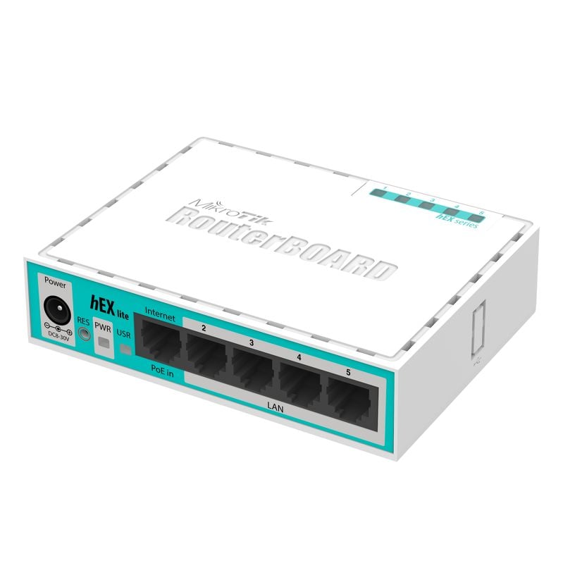 Mikrotik Hex lite RB750R2 Plastic Body Router image 1