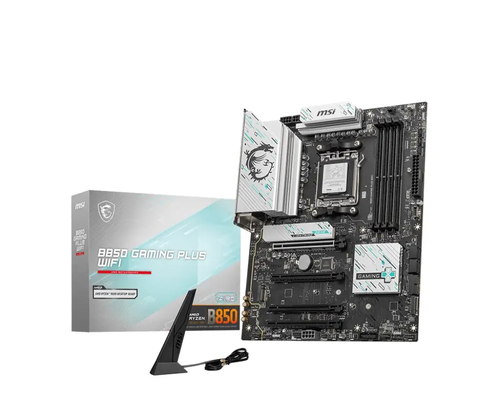 MSI B850 GAMING PLUS WIFI7 AM5 ATX Motherboard image 1