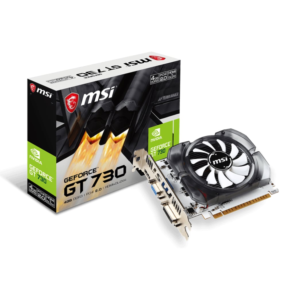 MSI GeForce GT 730 4GB DDR3 Graphics Card image 1