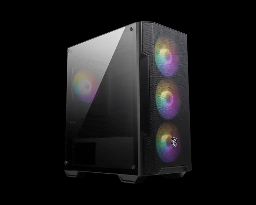 MSI MAG FORGE M100A Micro ATX Tower Gaming Case image 1