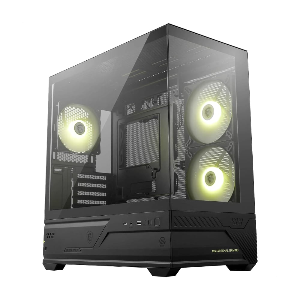 MSI MAG PANO M110R ARGB mATX Mini Tower Gaming Casing image 1