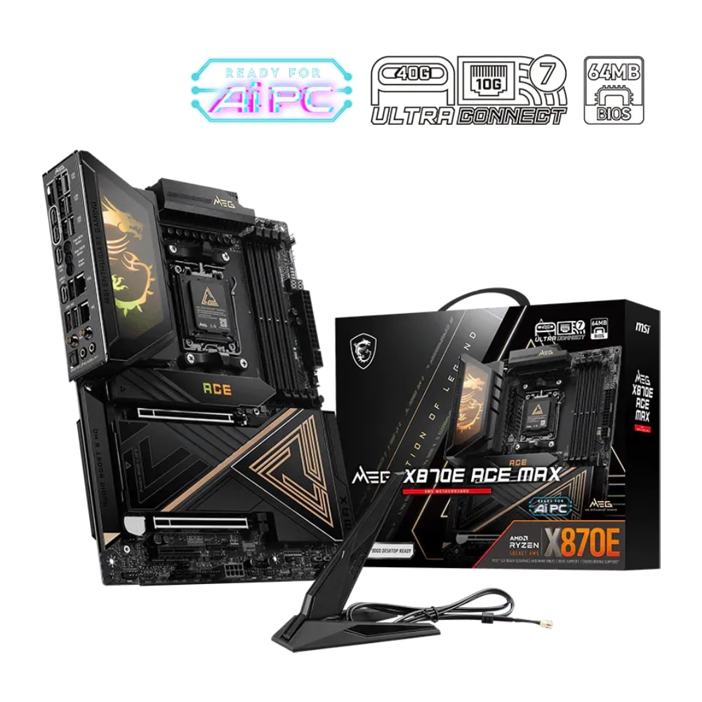 MSI MEG X870E ACE MAX AMD AM5 ATX Motherboard image 1