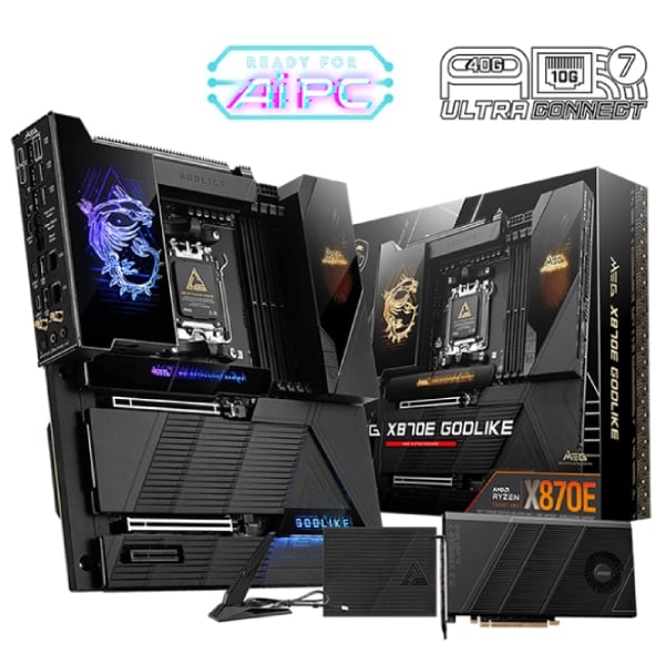 MSI MEG X870E GODLIKE WiFi 7 AMD AM5 E-ATX Motherboard image 1