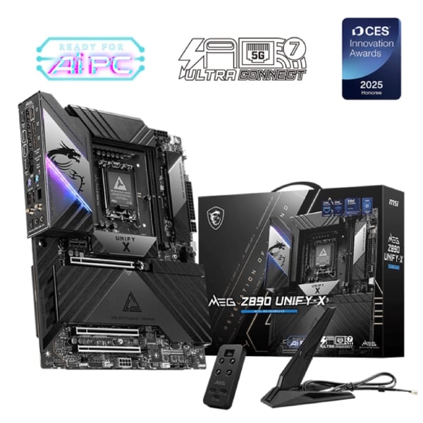 MSI MEG Z890 UNIFY-X LGA 1851 ATX Motherboard image 1