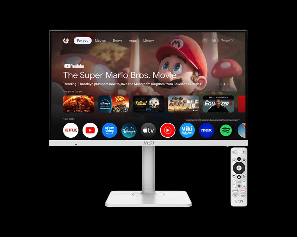 MSI Modern MD272UPSW 27" 60Hz 4K UHD Smart Monitor image 1
