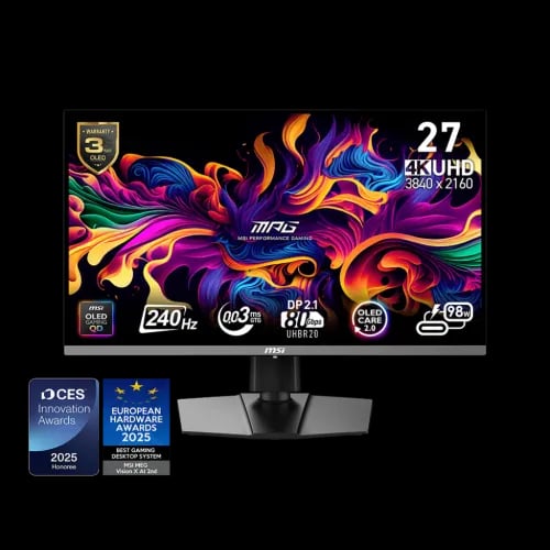 MSI MPG 272URX QD-OLED 27" 240Hz UHD 4K Gaming Monitor image 1