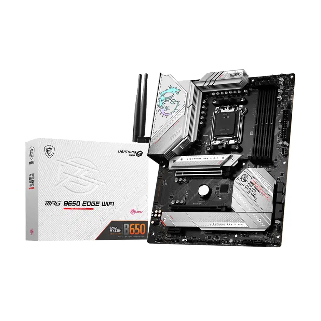MSI MPG B650 EDGE WIFI DDR5 AMD AM5 ATX Motherboard image 1