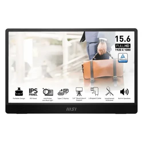 MSI PRO MP161 E2 15.6" IPS FHD Portable Monitor image 1