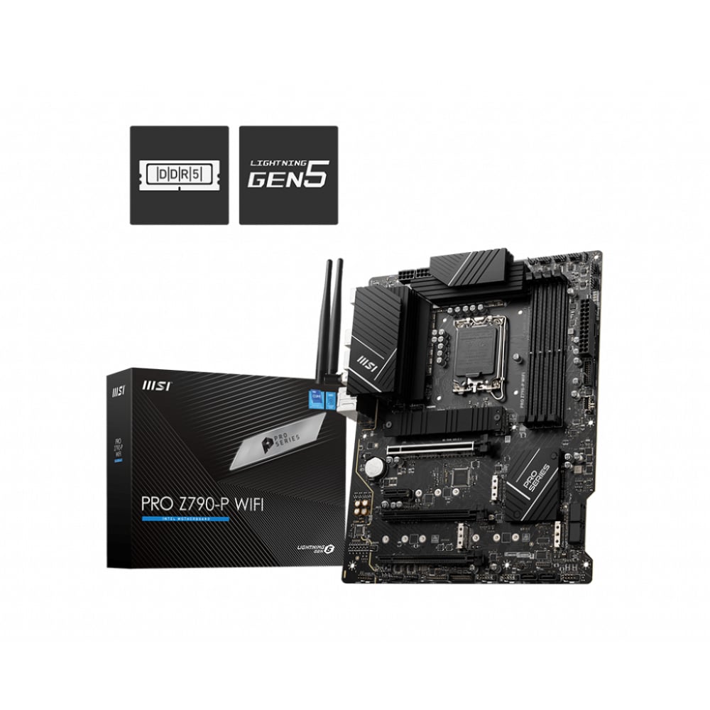 MSI PRO Z790-P WIFI DDR5 ATX Motherboard image 1
