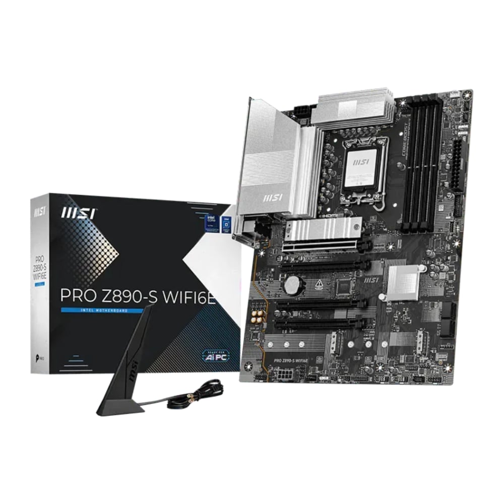 MSI PRO Z890-S WIFI6E LGA 1851 ATX Motherboard image 1