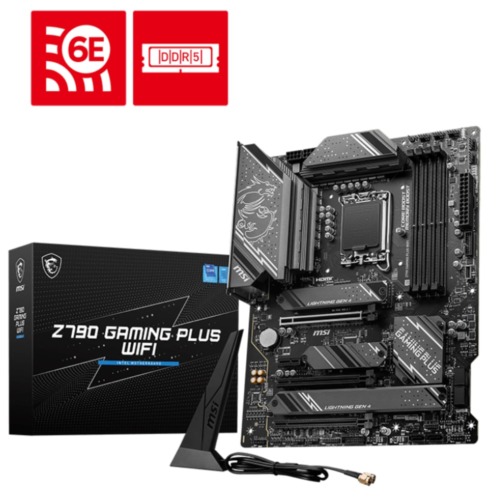 MSI Z790 GAMING PLUS WIFI DDR5 ATX Motherboard image 1
