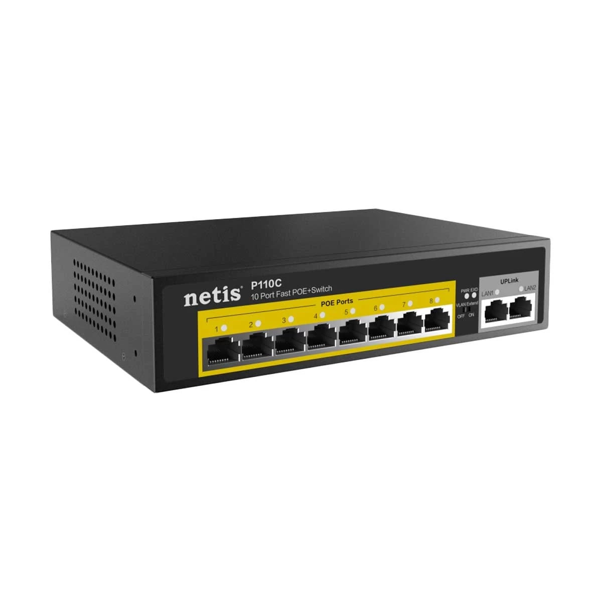 Netis P110C 10-Port Unmanaged POE Switch image 1