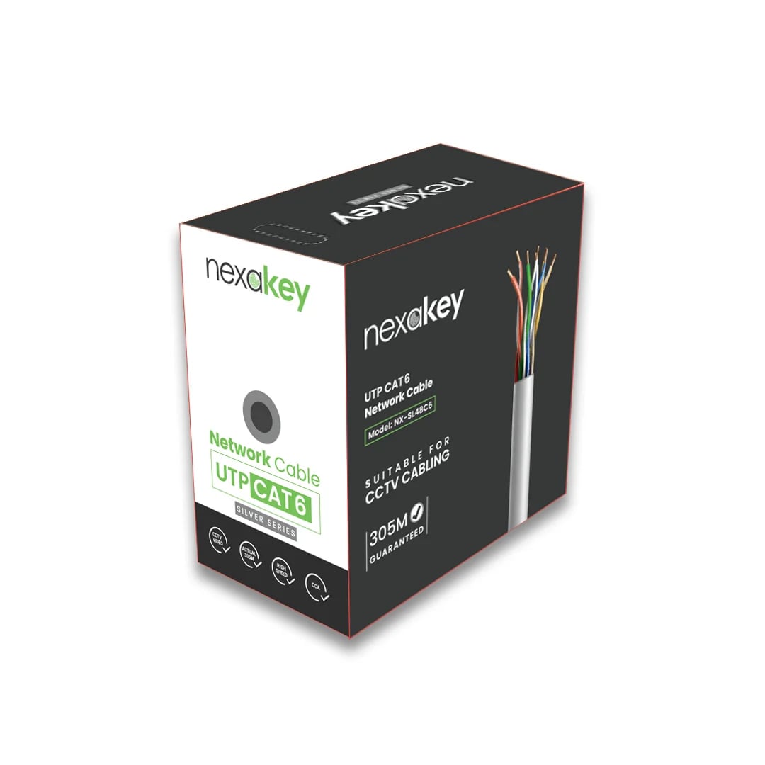 Nexakey NX-SL48C6 305 Meter CCA UTP Cable image 1