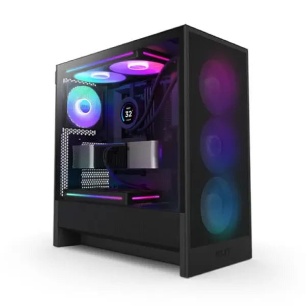 NZXT H5 Flow RGB 2024 Compact Mid-tower Airflow Casing image 1