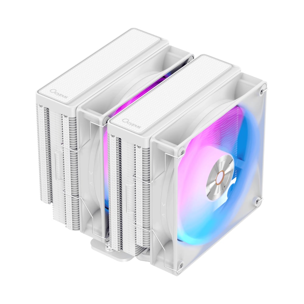 Ocypus Delta A62 WH ARGB Dual Tower Air CPU Cooler image 1