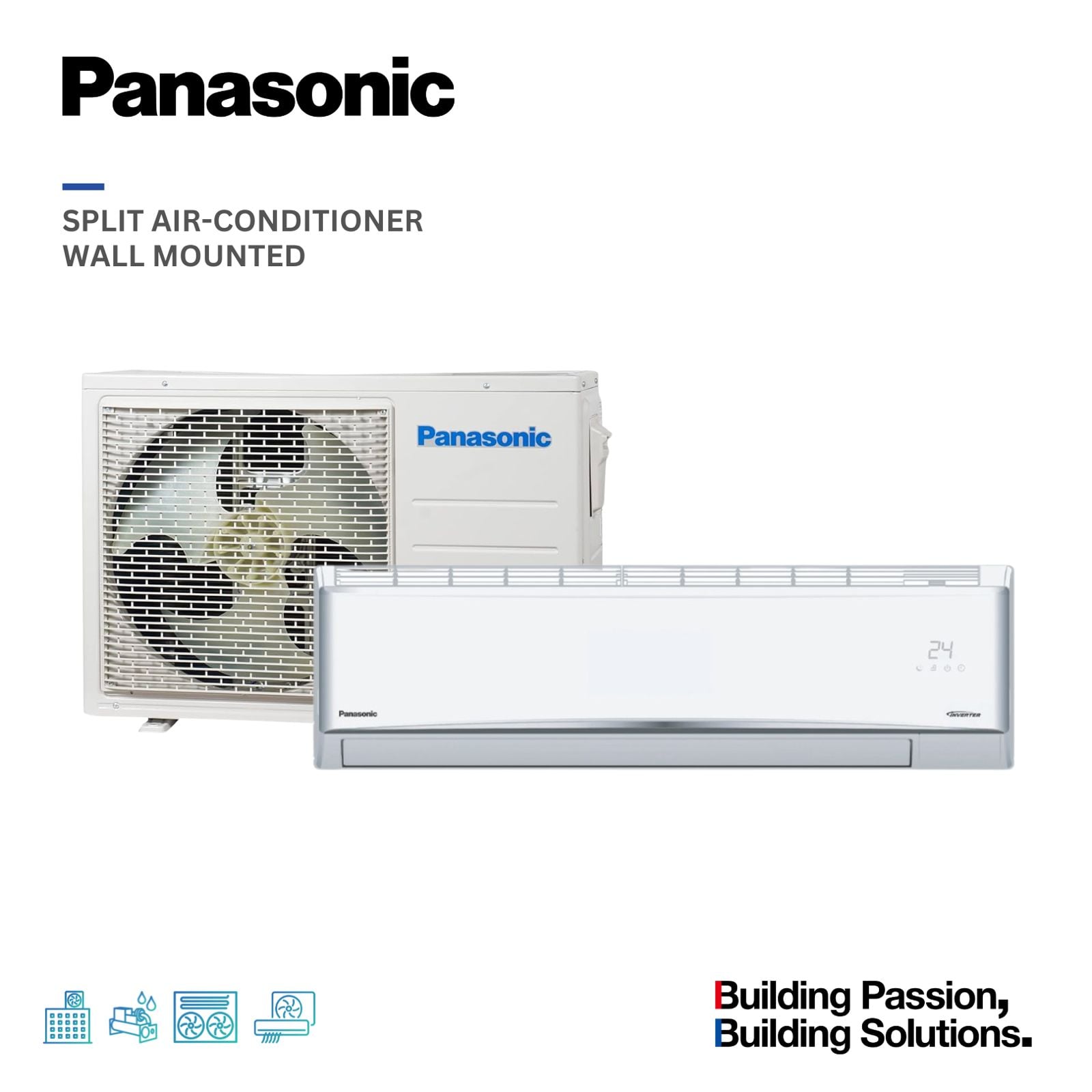 Panasonic 1.5 TR Split Wall Type Air-conditioner image 1