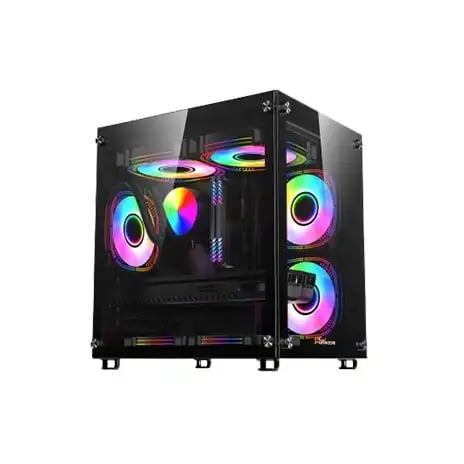 PC Power Ice Cube Desktop Gaming Casing image 1